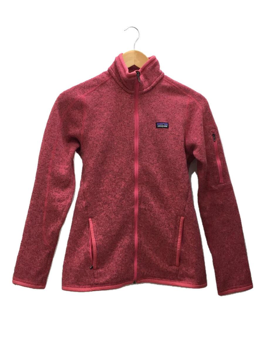 【中古】patagonia◆セーター(厚手)/XS/ポリエステル/RED【メンズウェア】