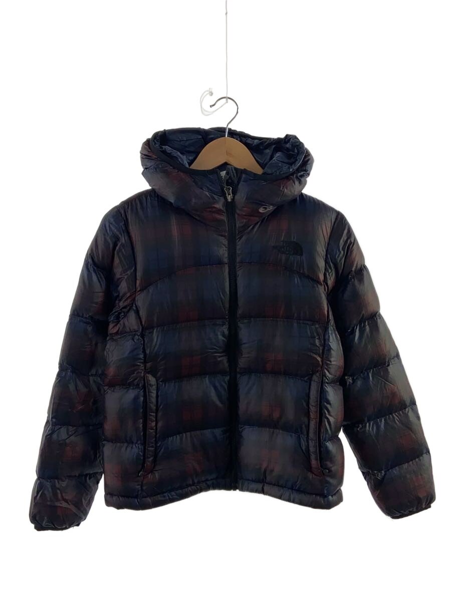 【中古】THE NORTH FACE◆ダウンジャケット/S/ナイロン/マルチカラー/チェック/ndw ...