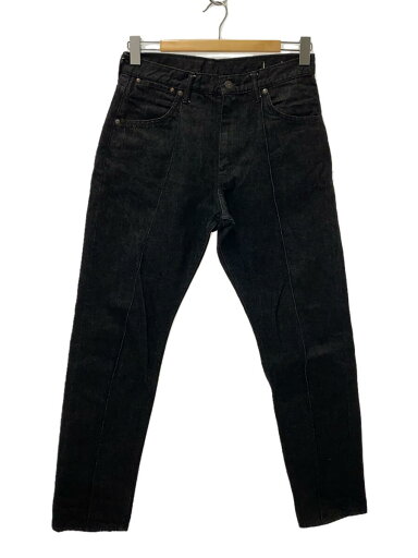 【中古】Riprap◆TWISTED CREASE JEANS SLIM-FIT/ボトム/30/デニム/BLK/RRJP001【メンズウェア】 【中古】Riprap◆TWISTED CREASE JEANS SLIM-FIT/ボトム/30/デニム/BLK/RRJP001【メンズウェア】