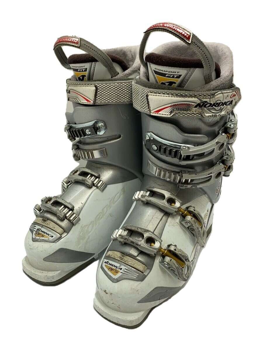 【中古】NORDICA◆スキーブーツ/24cm/WHT//【スポーツ】