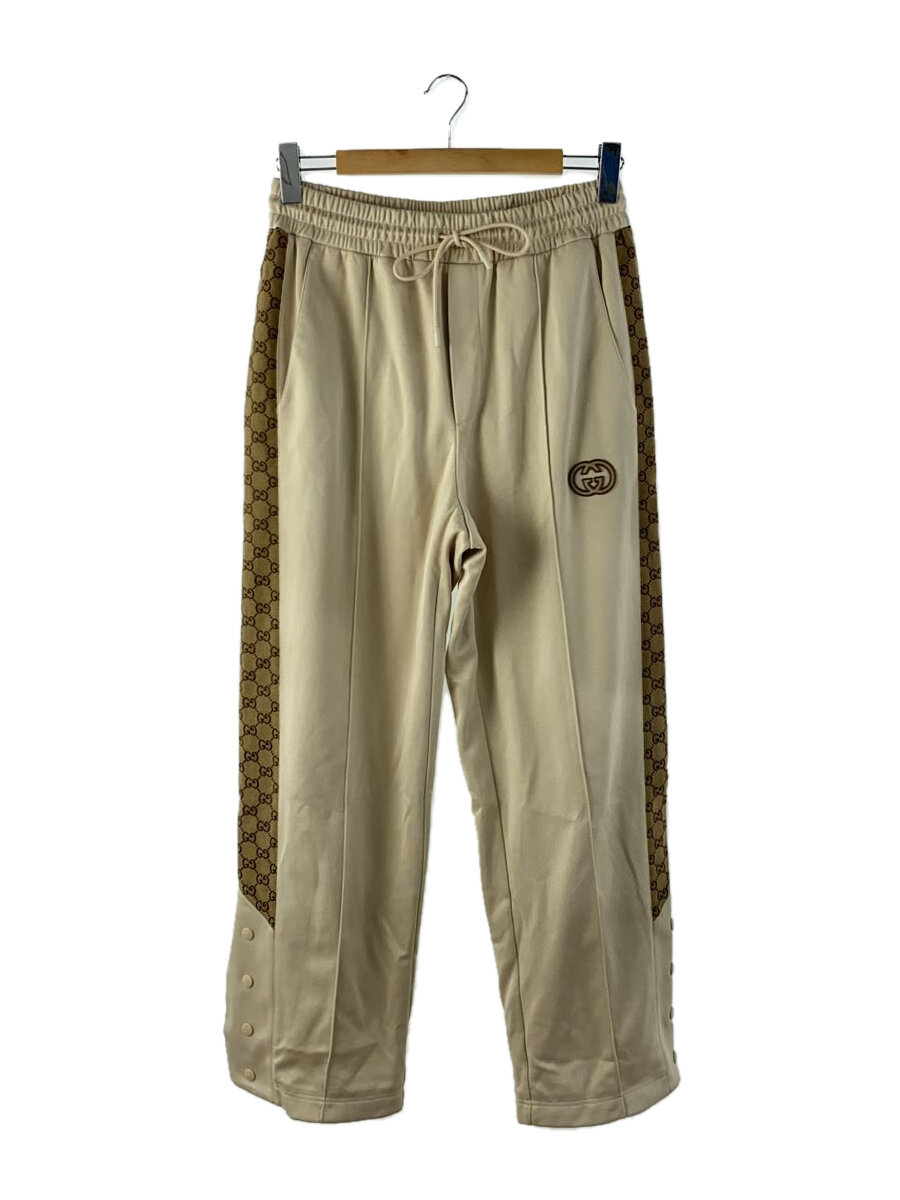 【中古】GUCCI◆ボトム/M/コットン/BEG/総柄//【メンズウェア】