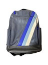 【中古】COACH◆ダイアグナルストライプグラハムバックパック/リュック/レザー/BLK/C1364【バッグ】(4)