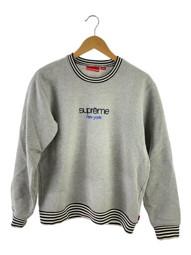 【中古】Supreme◆スウェット/M/コットン/GRY【メンズウェア】 【中古】Supreme◆スウェット/M/コットン/GRY【メンズウェア】