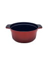 【中古】アーネスト◆鍋/容量:3L/サイズ:22cm/RED/A-77116【キッチン用品】