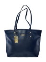 【中古】COACH◆トートバッグ/レザー/NVY/F36875【バッグ】