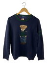 【中古】POLO RALPH LAUREN◆ニット・セーター(厚手)/M/ウール/NVY【メンズウェア】(4)
