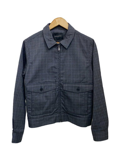 【中古】BANANA REPUBLIC◆GRAYSON/ブルゾン/S/コットン/グレー/チェック/875064-00-6【メンズウェア】 【中古】BANANA REPUBLIC◆GRAYSON/ブルゾン/S/コットン/グレー/チェック/875064-00-6【メンズウェア】