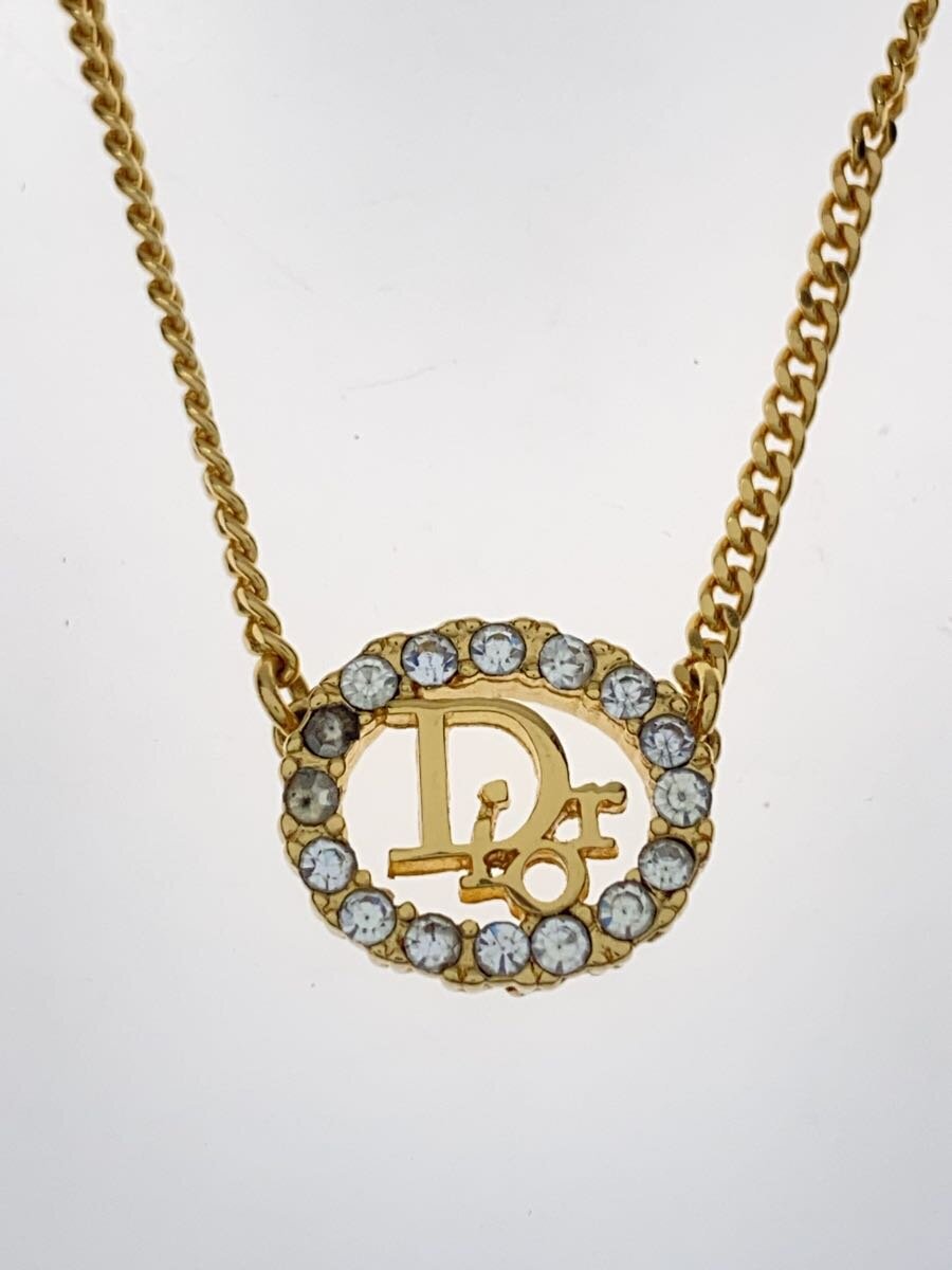 【中古】Christian Dior◆オブリーク/トロッター/--/カラーストーン/GLD/トップ有/レディース【服飾雑貨他】