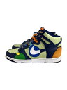 【中古】NIKE◆WMNS DUNK HIGH LX/ハイカットスニーカー/26.5cm/マルチカラー/PVC/DQ7575-300【シューズ】