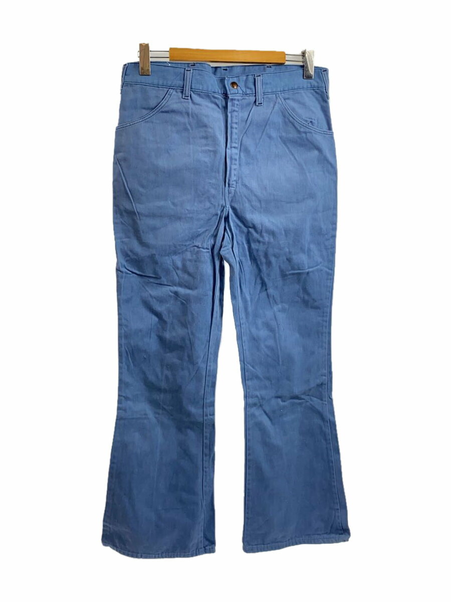 【中古】BIG YANK◆ブーツカットパンツ/--/コットン/BLU/42TALON/70s/【メンズウェア】