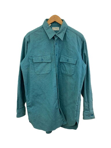 【中古】L.L.Bean◆長袖シャツ/--/コットン/GRN/80s/色褪せ有【メンズウェア】 【中古】L.L.Bean◆長袖シャツ/--/コットン/GRN/80s/色褪せ有【メンズウェア】