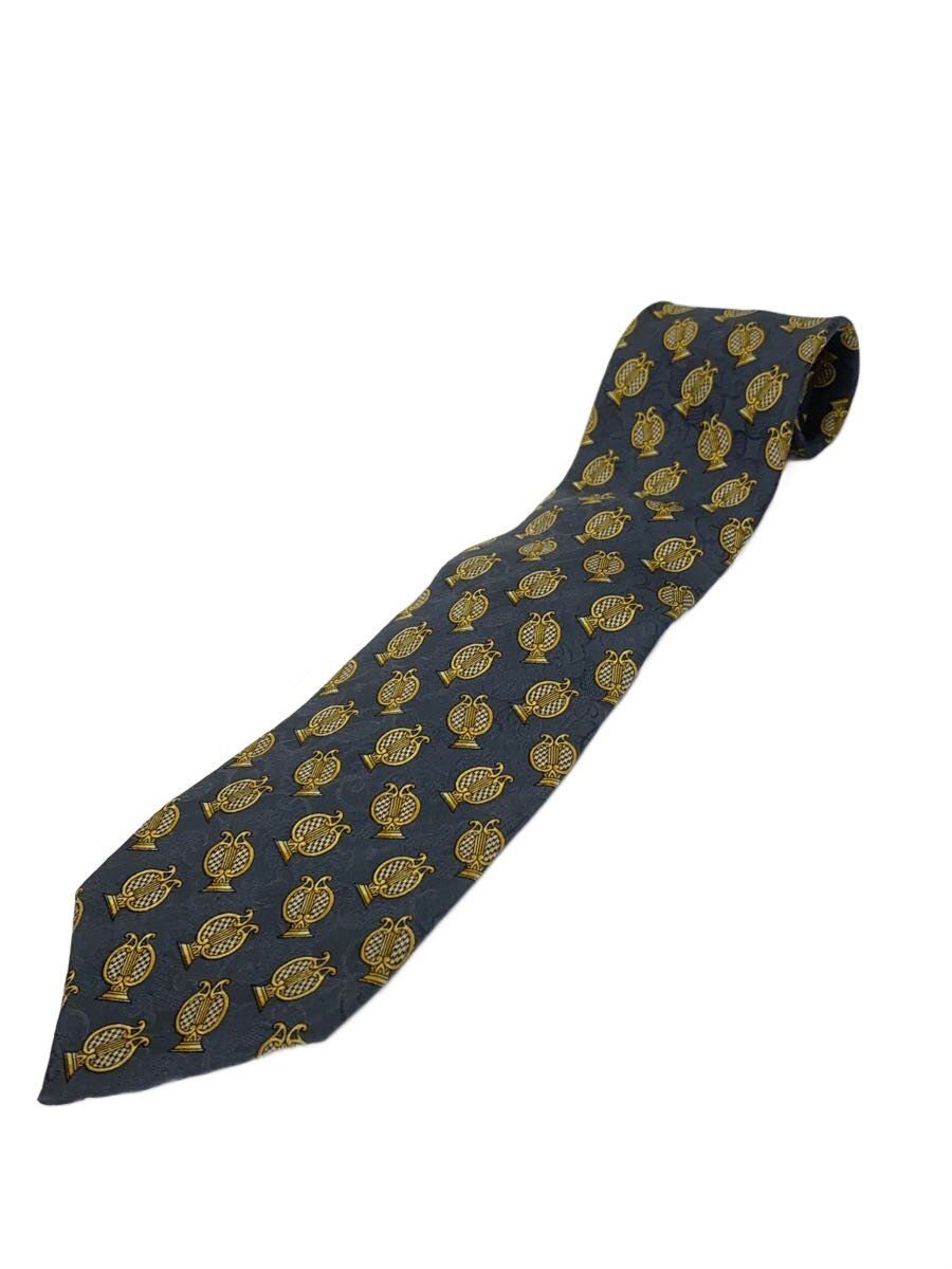 【中古】Christian Dior MONSIEUR◆ネクタイ/シルク/NVY/総柄/メンズ【服飾雑貨他】