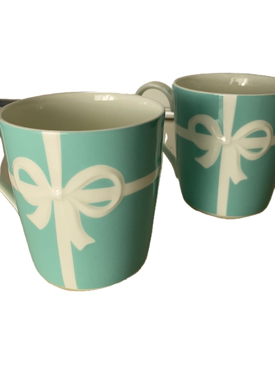 【中古】TIFFANY Co.◆カップ ソーサー/2点セット/BLU【キッチン用品】