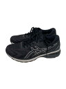 【中古】ASICS◆ローカットスニーカー/25.5cm/BLK/1011A690【シューズ】