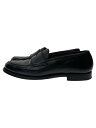 【中古】CROCKETT&JONES◆チャッカブーツ/--/BLK/レザー/6224//【シューズ】