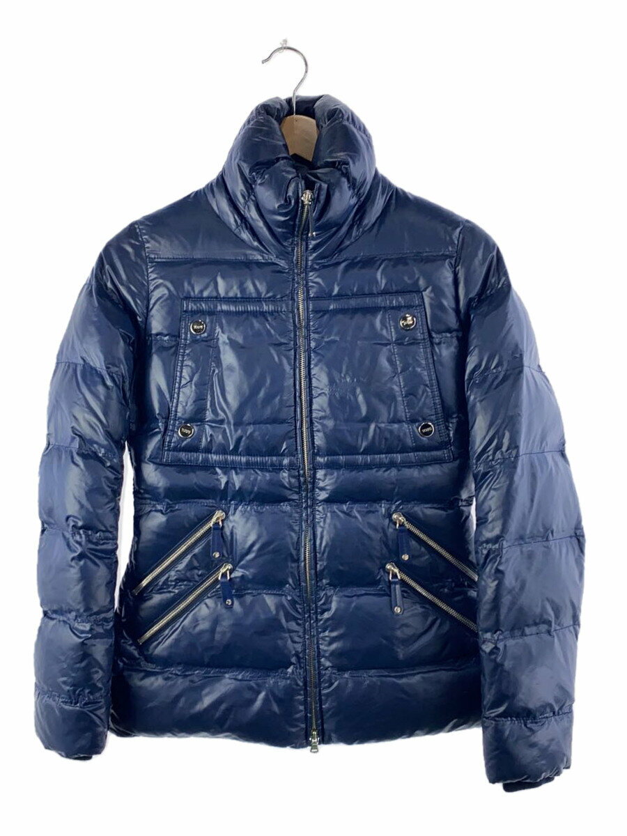 【中古】TOD’S◆ダウンジャケット/40/ナイロン/ブルー/X1W32199620AZF【レディースウェア】