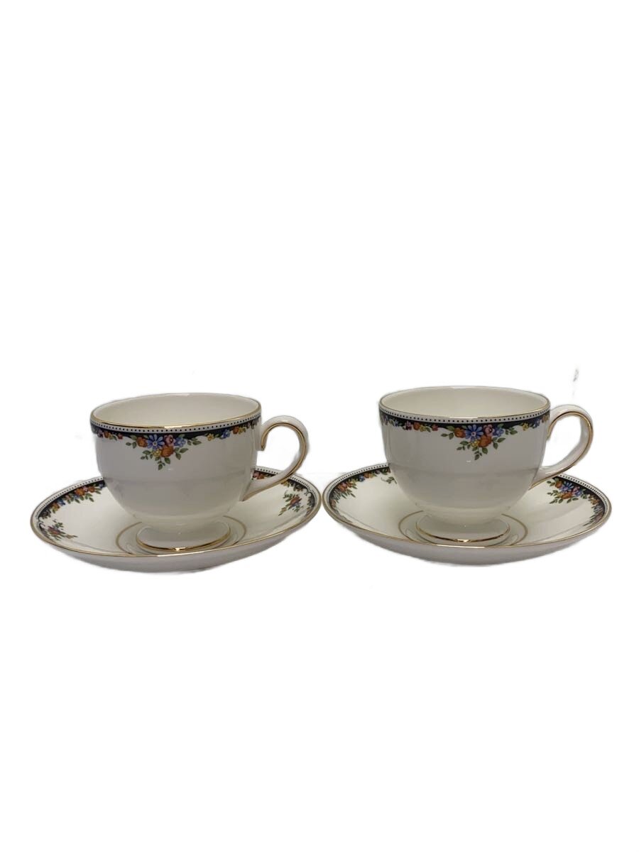 【中古】WEDGWOOD◆カップ&ソーサー/2点セット/WHT//【キッチン用品】
