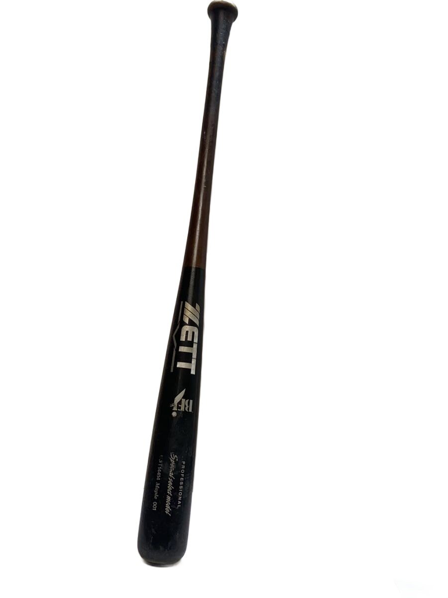 【中古】ZETT◆硬式/木製バット/BFJマーク/スペシャルセレクトモデル/野球用品/BLK/...