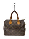 【中古】LOUIS VUITTON◆1)スピーディ25_モノグラム・キャンバス_BRW/PVC/BRW【バッグ】