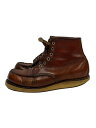 【中古】RED WING◆80s/VINTAGE/白四角犬タグ/USA製/アイリッシュセッター/ブーツ/BRW/レザー【シューズ】