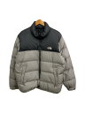 【中古】THE NORTH FACE◆ダウンジャケット/--/ナイロン/GRY【メンズウェア】