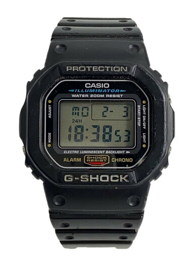 【中古】CASIO◆クォーツ腕時計/デジタル/ラバー/BLK/BLK/DW-5600E【服飾雑貨他】 【中古】CASIO◆クォーツ腕時計/デジタル/ラバー/BLK/BLK/DW-5600E【服飾雑貨他】