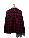 【中古】Timberland◆ネルシャツ/XL/コットン/RED/チェック/TBOA1LLR【メンズウェア】