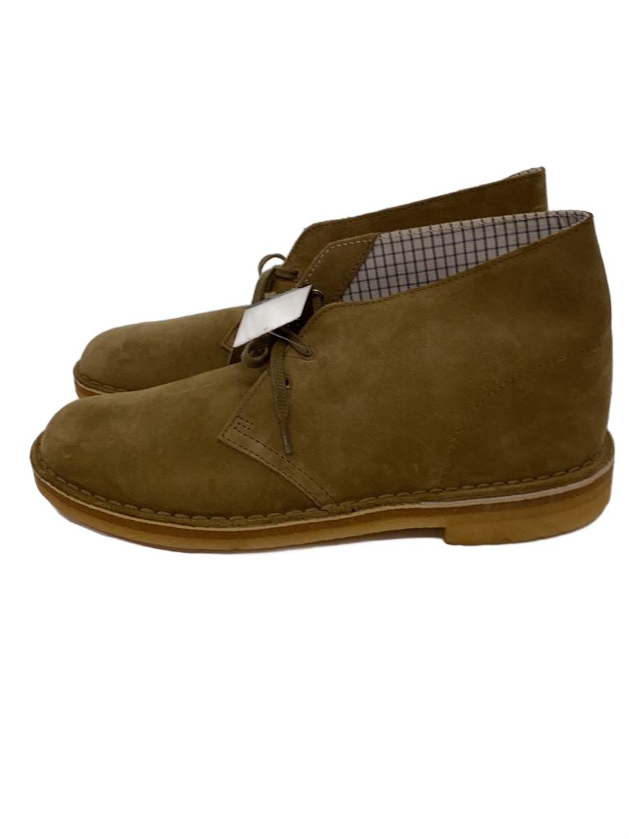 【中古】Clarks◆Clarks クラークス/チャッカブーツ/US7.5/ベージュ/スウェード/13292【シューズ】