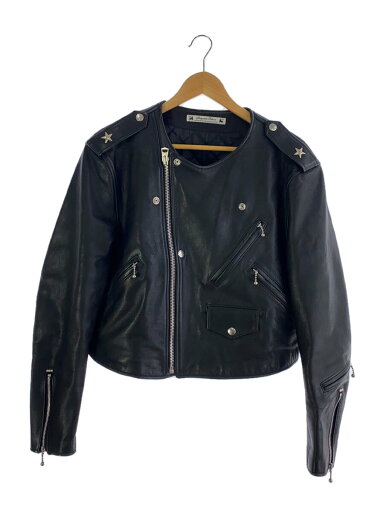 【中古】Sasquatchfabrix.◆レザージャケット・ブルゾン/L/レザー/BLK/17AW-JKM-004【メンズウェア】 【中古】Sasquatchfabrix.◆レザージャケット・ブルゾン/L/レザー/BLK/17AW-JKM-004【メンズウェア】