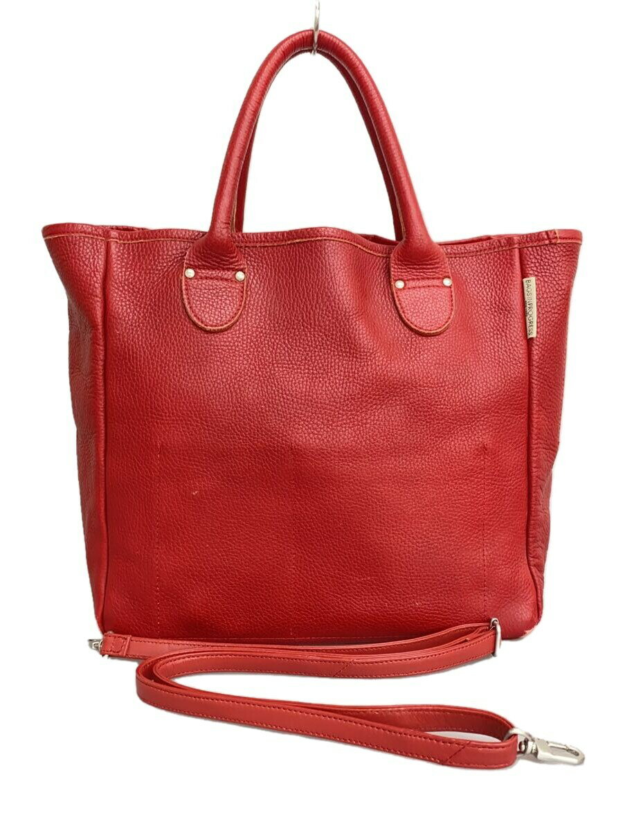 【中古】BAGSINPROGRESS◆トートバッグ/--/RED【バッグ】