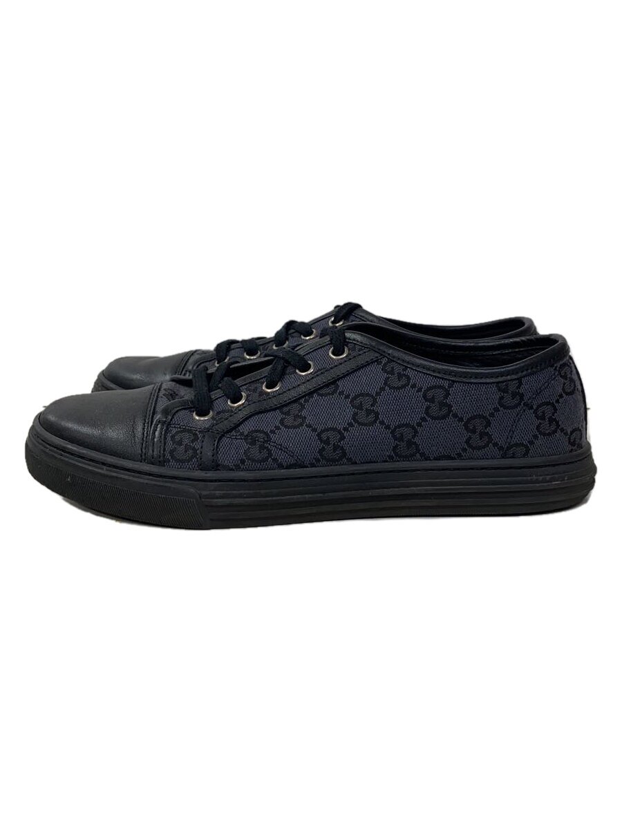 【中古】GUCCI◆ローカットスニーカー/--/BLK/キャンバス/426187//【シューズ】