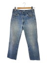 【中古】Levi’s◆ボトム/31/コットン/IDG/無地/519-0217【メンズウェア】