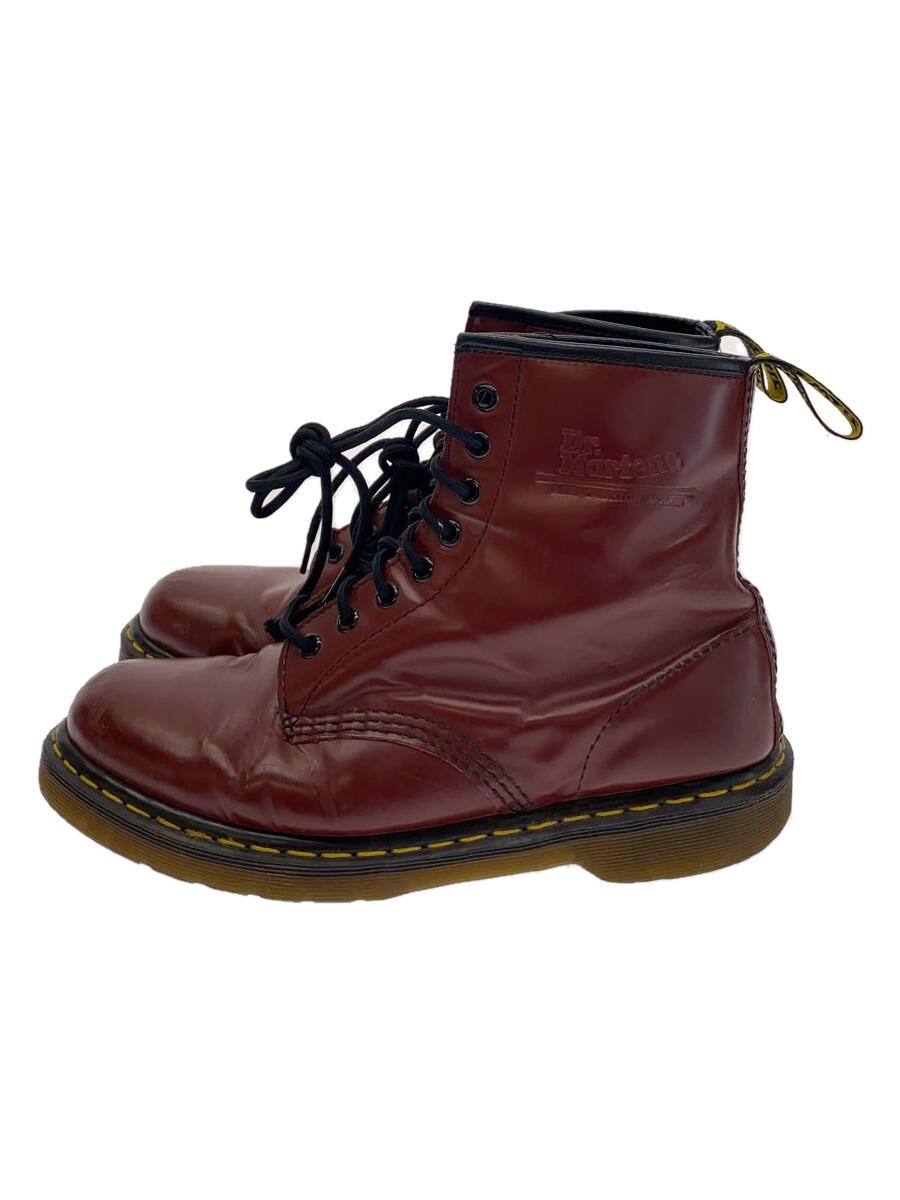 【中古】Dr.Martens◆レースアップブーツ/UK8/BRD/レザー/1460【シューズ】 1