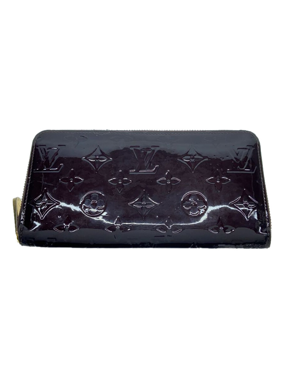 【中古】LOUIS VUITTON◆ジッピー・ウォレット_モノグラム・ヴェルニ_BRD/エナメル/BRD/レディース【服飾雑貨他】