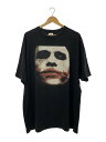 【中古】00s/ダークナイト/ジョーカー/Tシャツ/2L/コットン/BLK/プリント【メンズウェア】