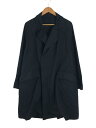 TEATORA◆ステンカラーコート/48/ナイロン/NVY/無地/PACKABLE DEVICE COAT/デバイス