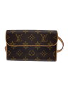 【中古】LOUIS VUITTON◆ポシェット・フロランティーヌ_モノグラム・キャンバス_茶色/ブラウン/PVC/BRW【バッグ】