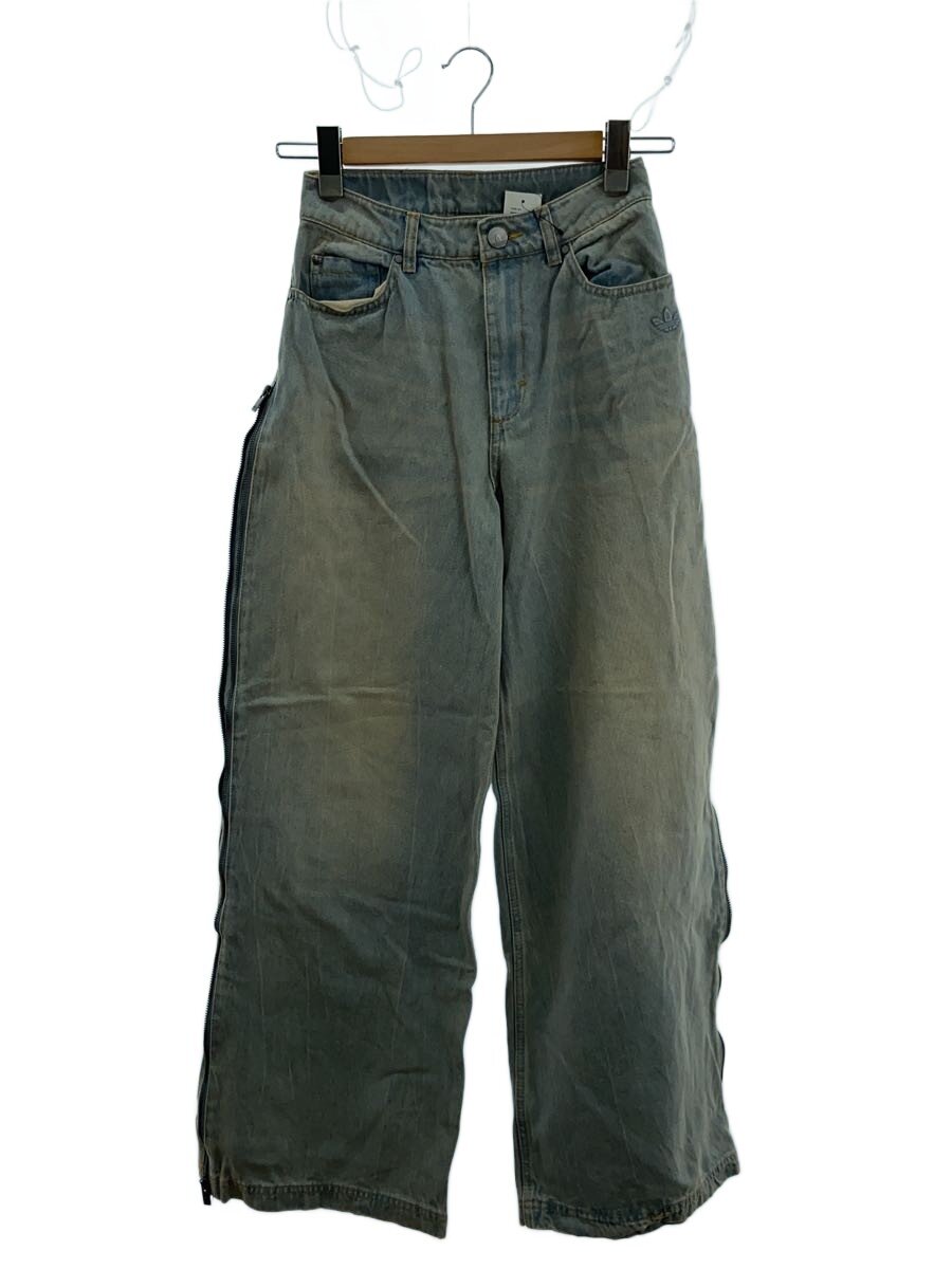 adidas◆Adilenium Season 3 Zip Washed Denim Pants/25/コットン/JX9210