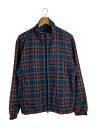   BEAMSu] S 11-18-1819-690 BEAMS LOOSE TARTAN CHECK TRACK JACKE YEFA 