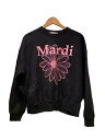 【中古】Mardi Mercredi◆スウェット/--/コットン/BLK【レディースウェア】