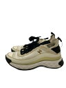 【中古】CHANEL◆ローカットスニーカー/36/WHT/G35617【シューズ】
