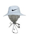【中古】NIKE◆ハット/S/ポリエステル/WHT/無地/レディース/DH1910-100//【服飾雑貨他】