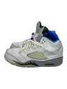 【中古】NIKE◆AIR JORDAN 5 RETRO_エアジョーダン 5 レトロ/27cm/WHT//【シューズ】