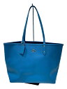 【中古】COACH◆リバーシブル/ポーチ付/星柄/トートバッグ/PVC/マルチカラー/F29131【バッグ】