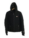 【中古】TOMMY HILFIGER◆コート/M/ポリエステル/BLK/無地【レディースウェア】