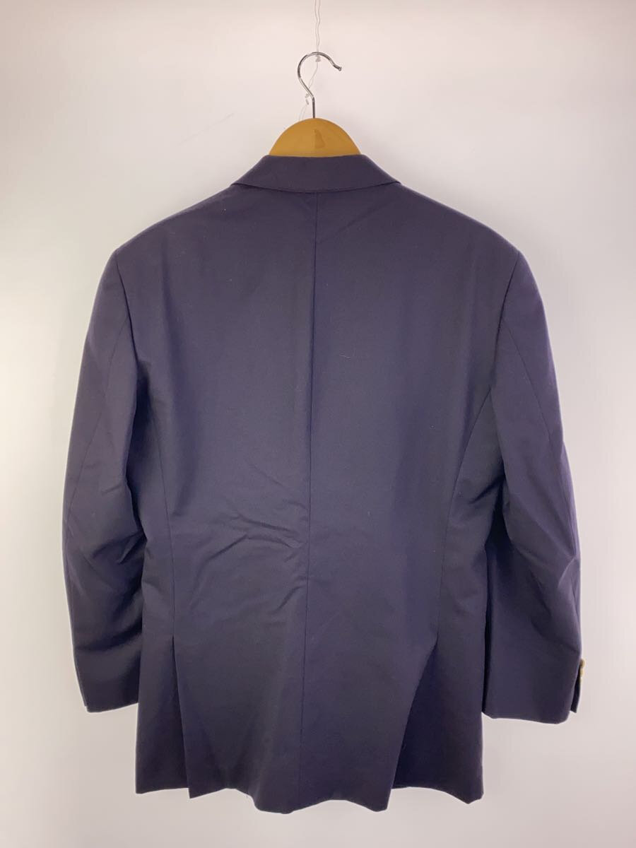 【中古】POLO RALPH LAUREN◆テーラードジャケット/ウール/ネイビー/無地【メンズウェア】