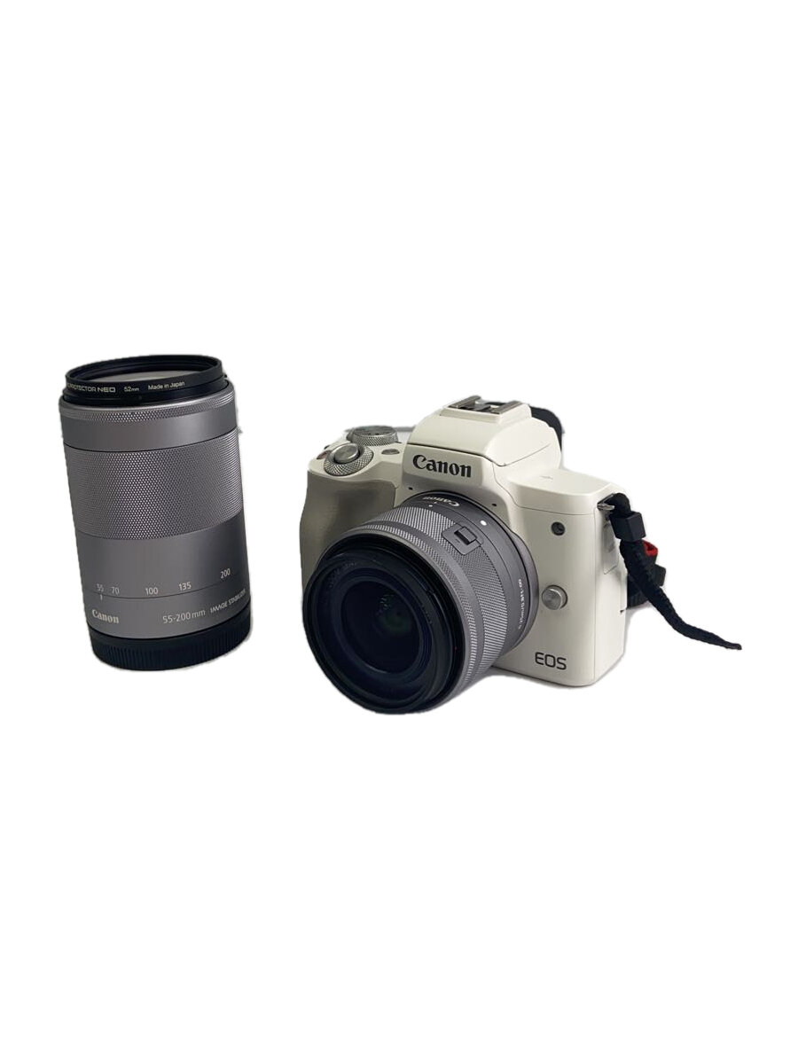【中古】CANON◆デジタル一眼カメラ EOS Kiss M2 ダブルズームキット【カメラ】