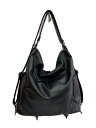 【中古】ショルダーバッグ/フェイクレザー/BLK/無地【バッグ】(4)