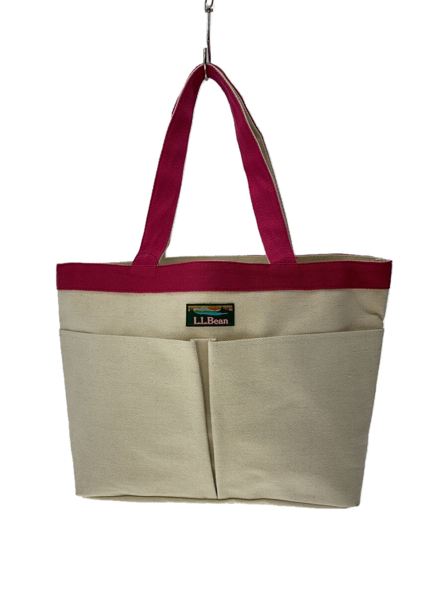 【中古】L.L.Bean◆トートバッグ/キャンバス/BEG【バッグ】