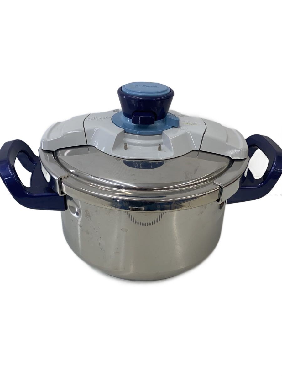 【中古】T-fal◆圧力鍋/SLV/clipso//【キッチン用品】
